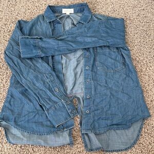 cloth & stone Indigo Blue Denim Jean Jacket